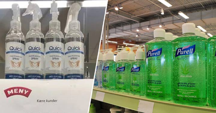 Un supermarket a găsit o soluţie genială pentru a opri cumpărarea excesivă a dezinfectantului